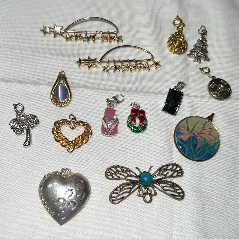 Pendants and charms lot